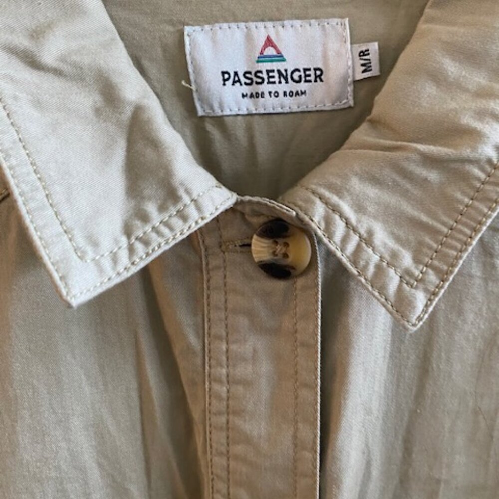 Passenger Brand Boiler Suit, Short sleeve, Size Medium, Khaki Color - Picture 9 of 10